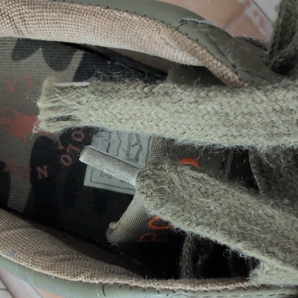 Polo by Ralph Lauren Kids Boys Olive Sneakers Size 2 - Picture 11 of 11